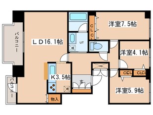 ダイアパレス円山北町の物件間取画像